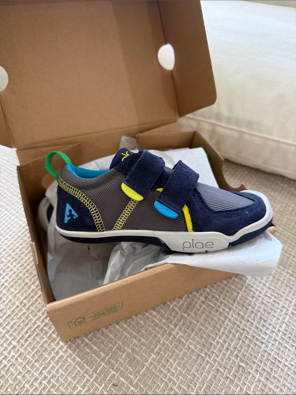 PLAE TY Kids Navy/steel shoes